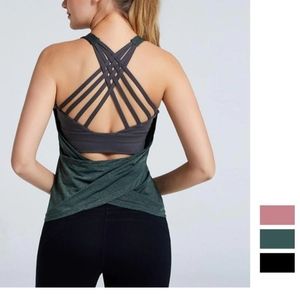 Green & Gray Yoga Top